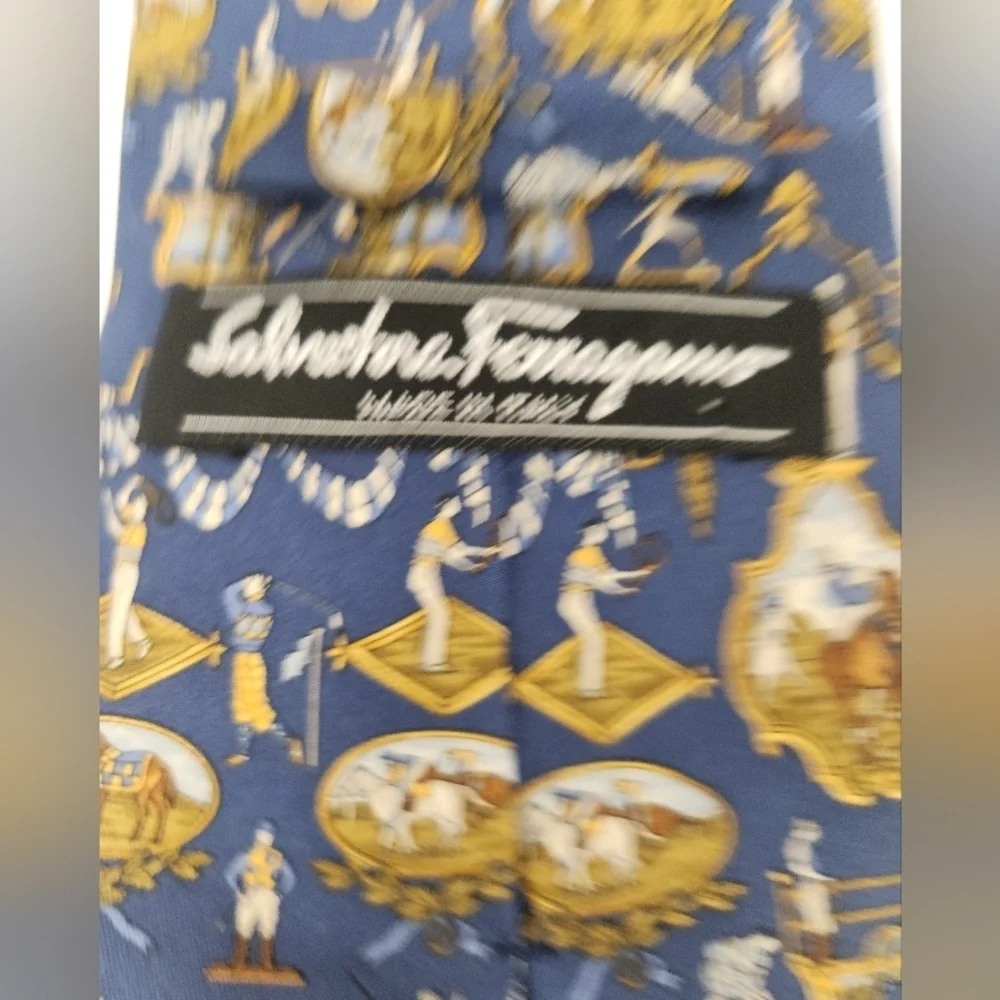 Ferragamo silk‎ tie New